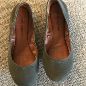 Green Lucky Brand Flats